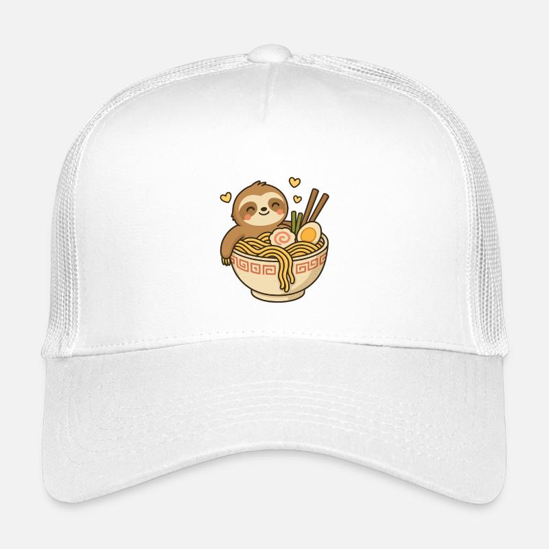 Faultier im RamenBecher Kinder Trucker-Cap