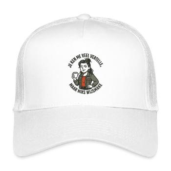 You know me a lot, but don't fool me - Kids’ Trucker Cap - white - Front