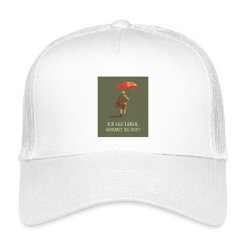 Je vais vivre, veux-tu venir avec moi ? - Casquette trucker enfant - blanc - Devant