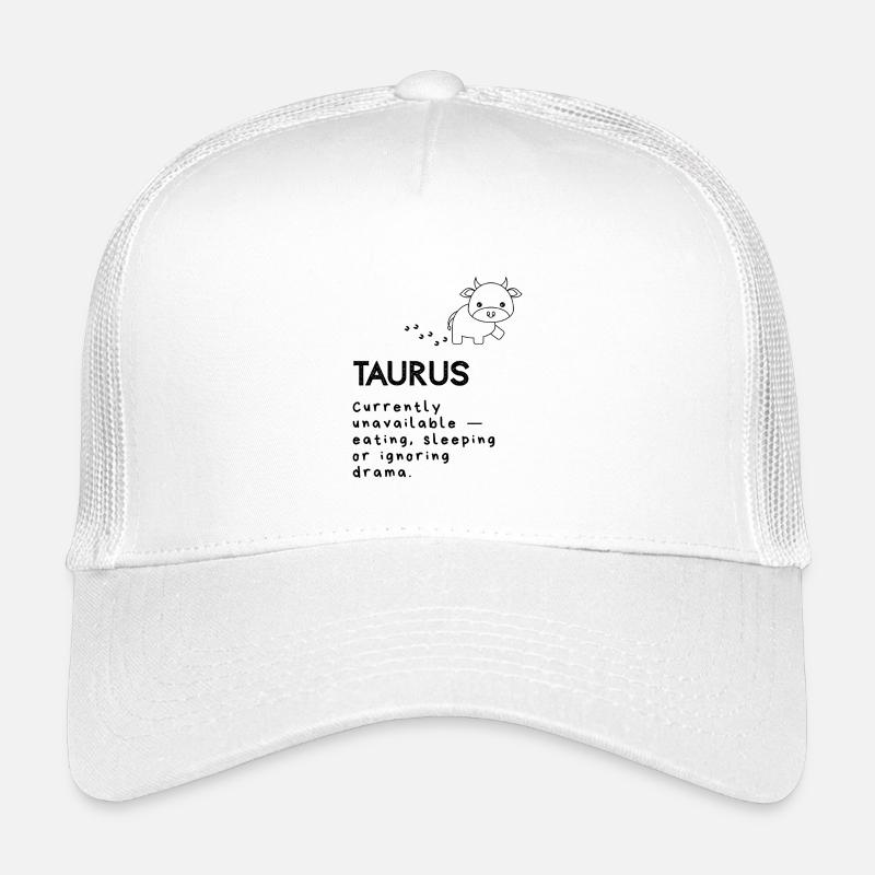Niedlicher Stier Cartoon – Nickerchenmodus aktiviert Kinder Trucker-Cap