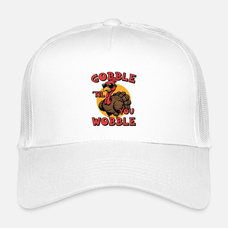 Gobble 'til you wobble Kids’ Trucker Cap