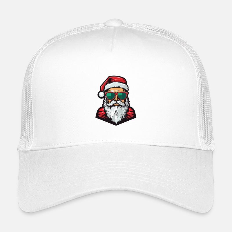 Weihnachtsmann Kopf Santa Porträt Kinder Trucker-Cap