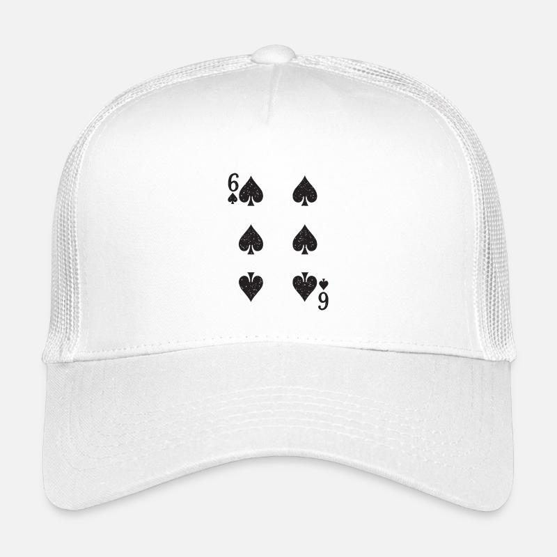 Six Spades Nine Spades Pattern Kids’ Trucker Cap