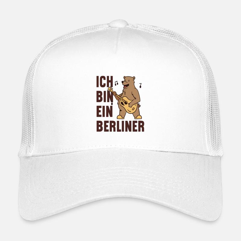 Berliner-Bär mit Gitarre - Ich bin ein Berliner! Kinder Trucker-Cap