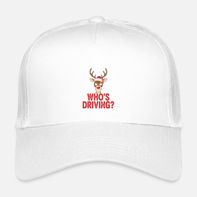 Reindeer asks: Who drives Kids’ Trucker Cap