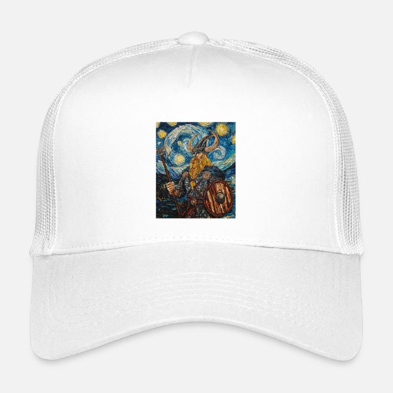 Viking Van Gogh Style Kids’ Trucker Cap