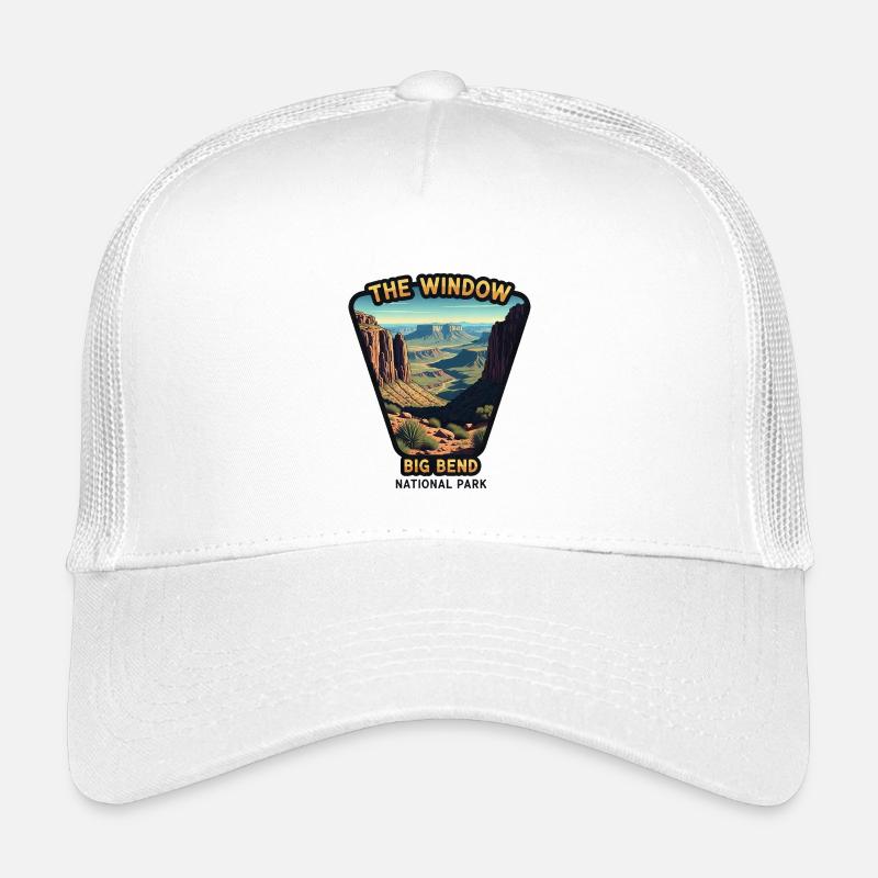 Big Bend National Park Window Landscape Mountains Kids’ Trucker Cap