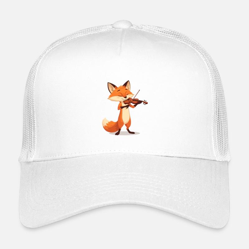 Fox Violin Happy Melodies Kids’ Trucker Cap