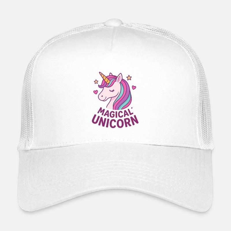 Magic Unicorn Pastel Shine Kids’ Trucker Cap
