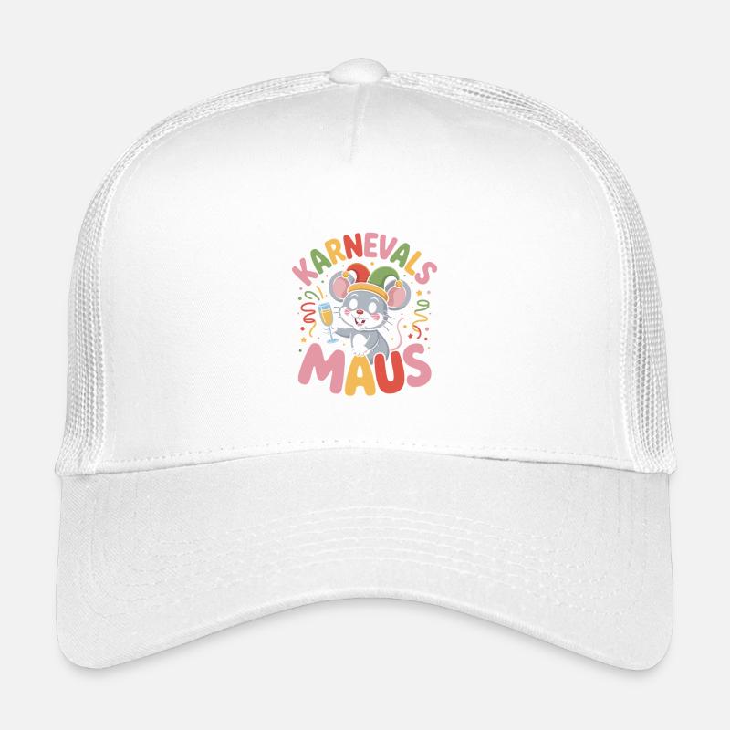 Karnevalsmaus Karneval Köln Kölner Karnevals Maus Kinder Trucker-Cap