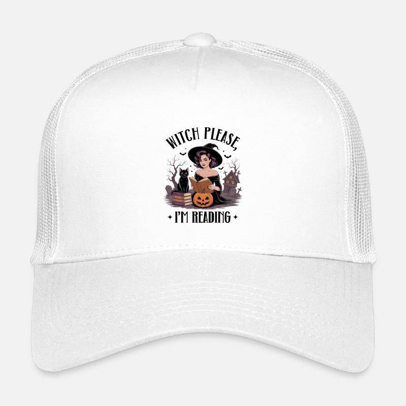 Hexenlesung von Pumpkin Night Kinder Trucker-Cap