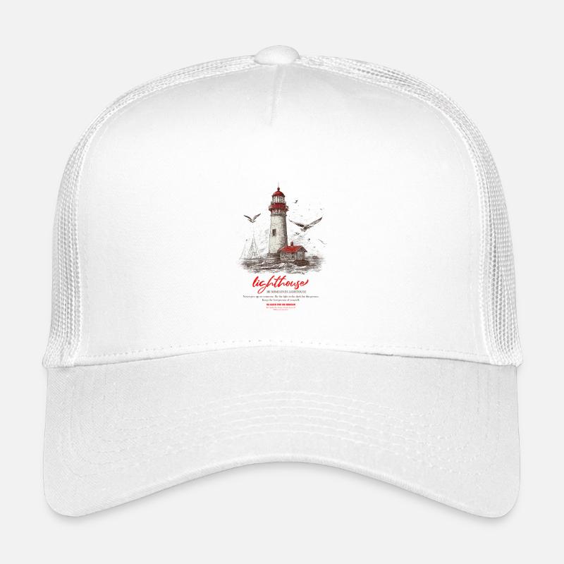 Phare au bord de la mer Casquette trucker enfant