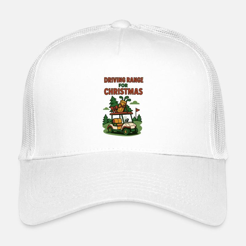 Driving Range For Christmas Golf Fun Holiday Kids’ Trucker Cap