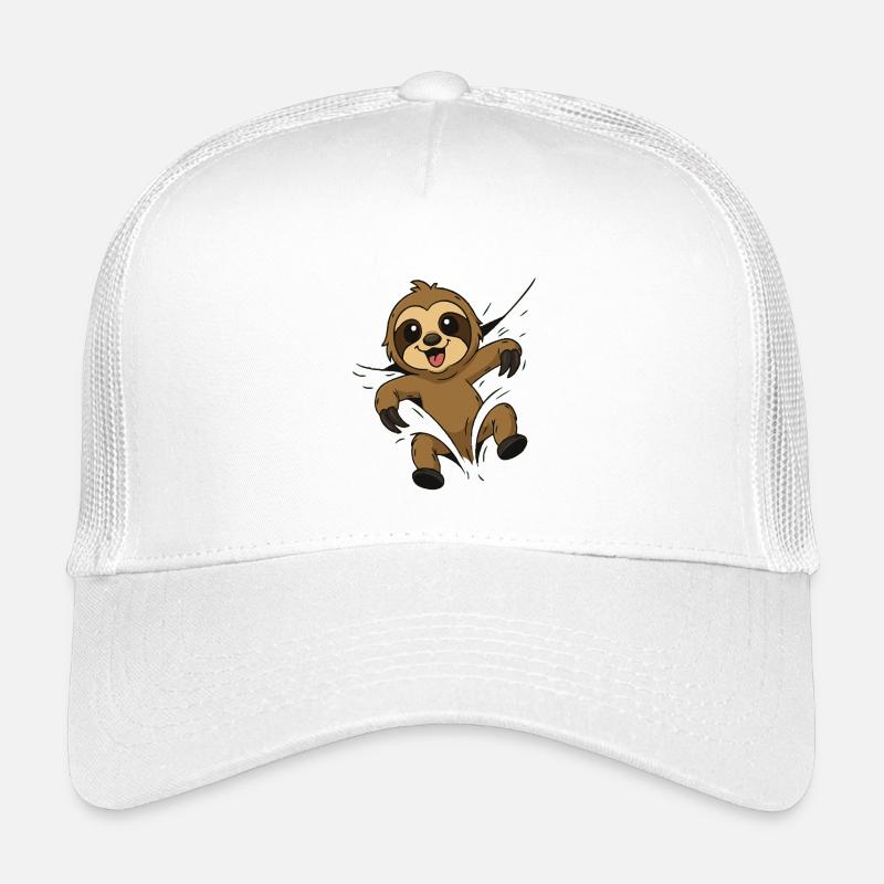 Cute Comic Sloth – Kids & Animal Lovers Kids’ Trucker Cap