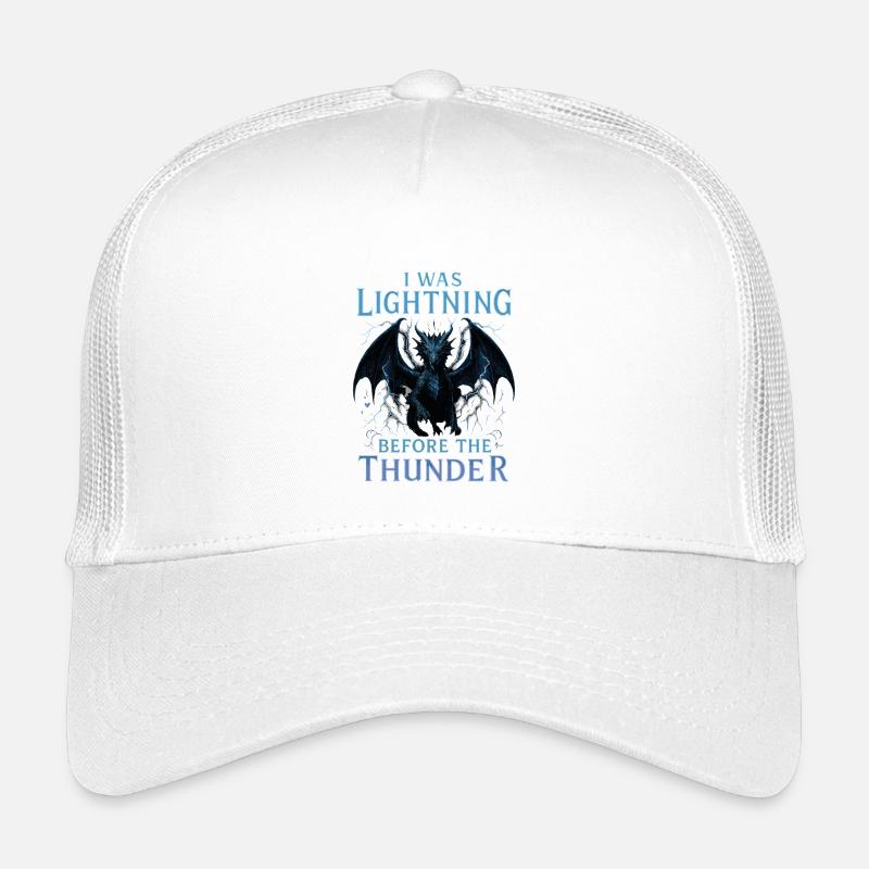 J’étais l’éclair devant le dragon du tonnerre Casquette trucker enfant