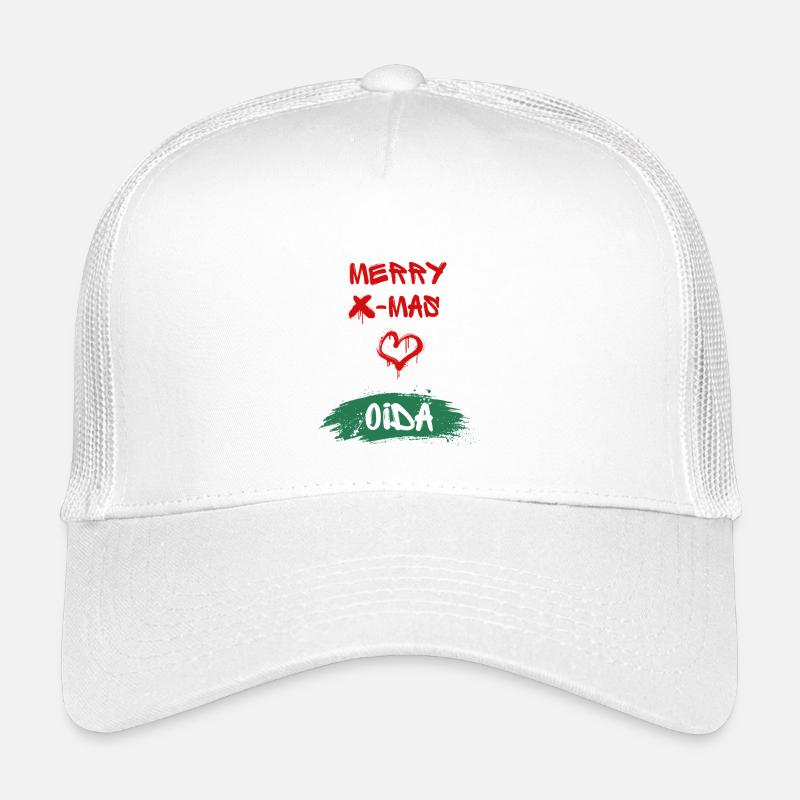 Noël, Oida - Casquette trucker enfant - blanc
