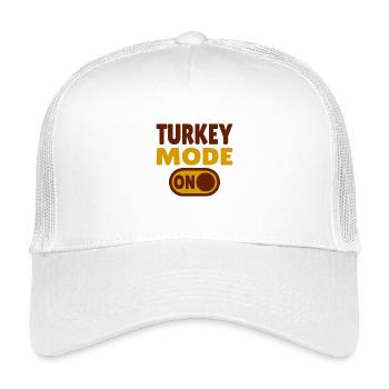 Turkey Mode ON - Kids’ Trucker Cap - white - Front