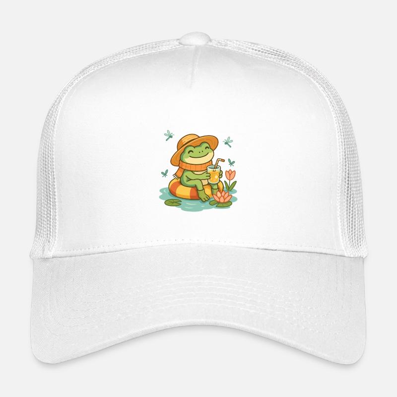 Sommer Frosch – Cozy Frog mit Limonade Kinder Trucker-Cap