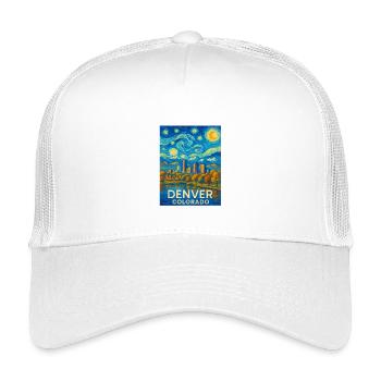Denver Colorado - Kinder Trucker-Cap - Weiß - Vorne