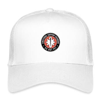 Soutien émotionnel Le mari ne touche pas - Casquette trucker enfant - blanc - Devant