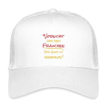 Motif drôle pour maîtresses et propriétaires de chiens - Casquette trucker enfant - blanc - Devant