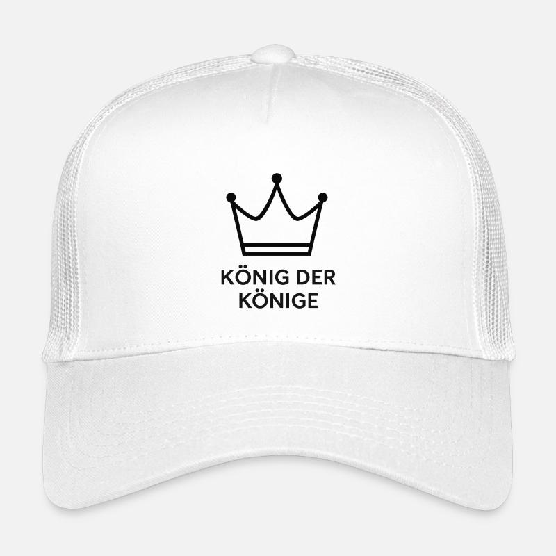 König der Könige Krone - Kinder Trucker-Cap - Weiß