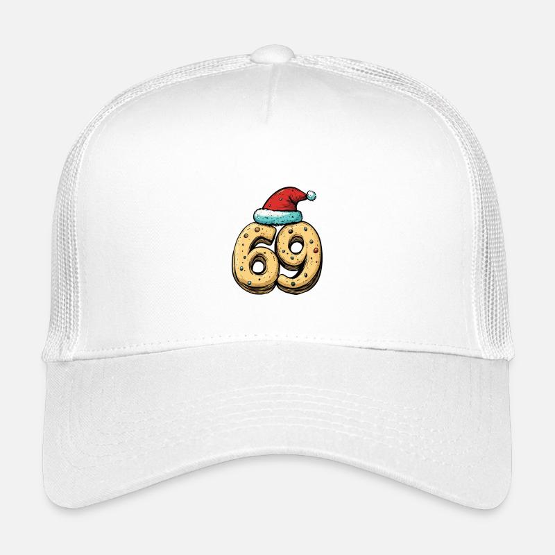 69 Number Cookie Christmas Kids’ Trucker Cap
