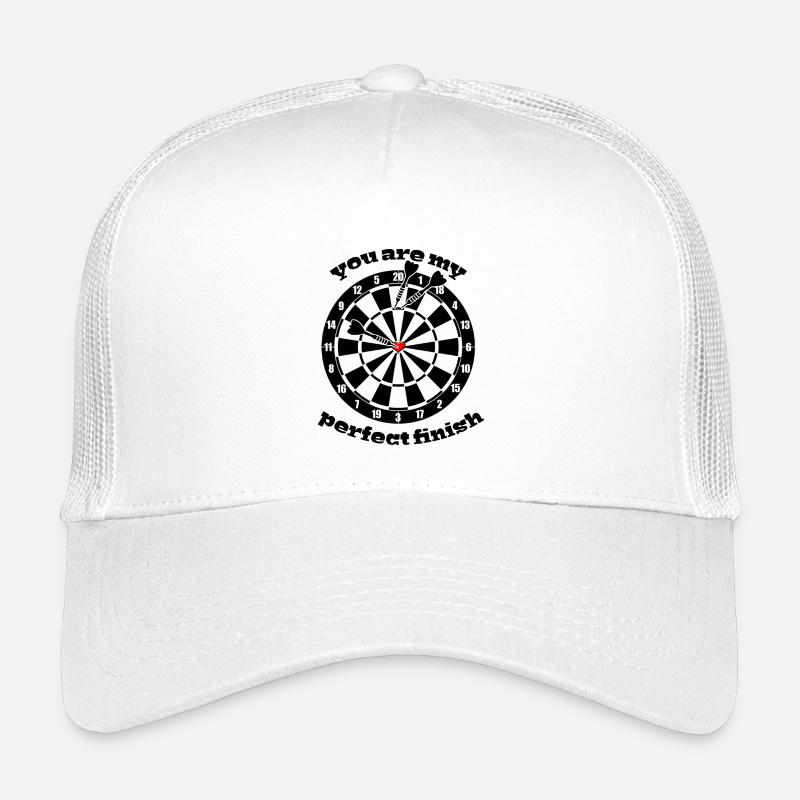 Dart verliebt - Kinder Trucker-Cap - Weiß