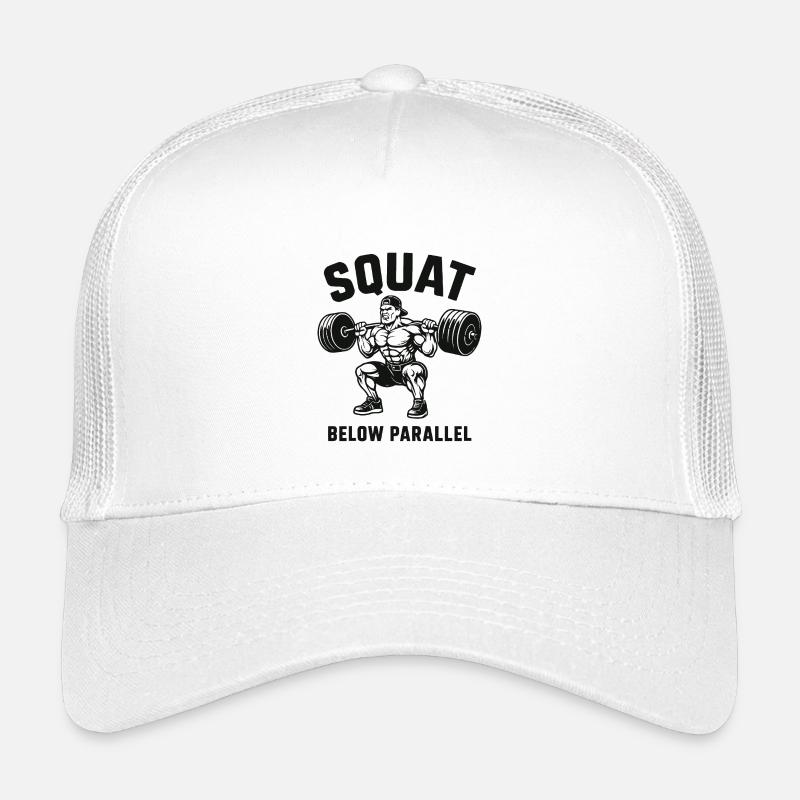 Squat sous l’haltérophile lourd parallèle Casquette trucker enfant