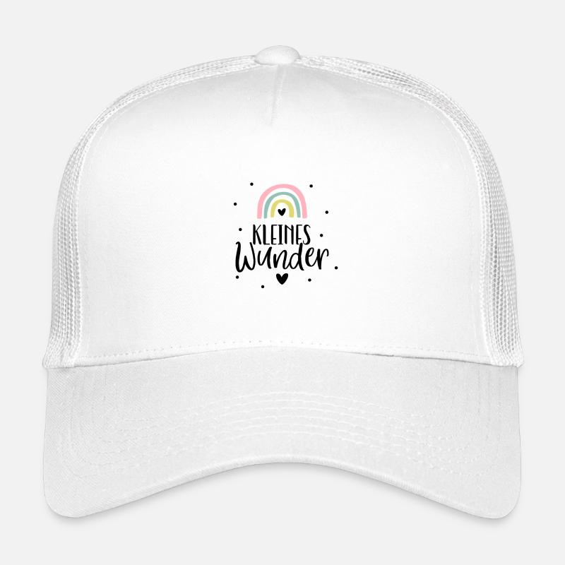 Kleines Wunder | Baby 2026 | Regenbogen | Geburt Kinder Trucker-Cap