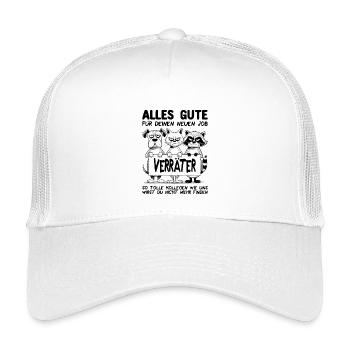 Abschied Kollege Abschiedsgeschenk Jobwechsel - Kinder Trucker-Cap - Weiß - Vorne