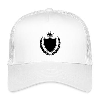 Crest Coat of Arms - Kids’ Trucker Cap - white - Front