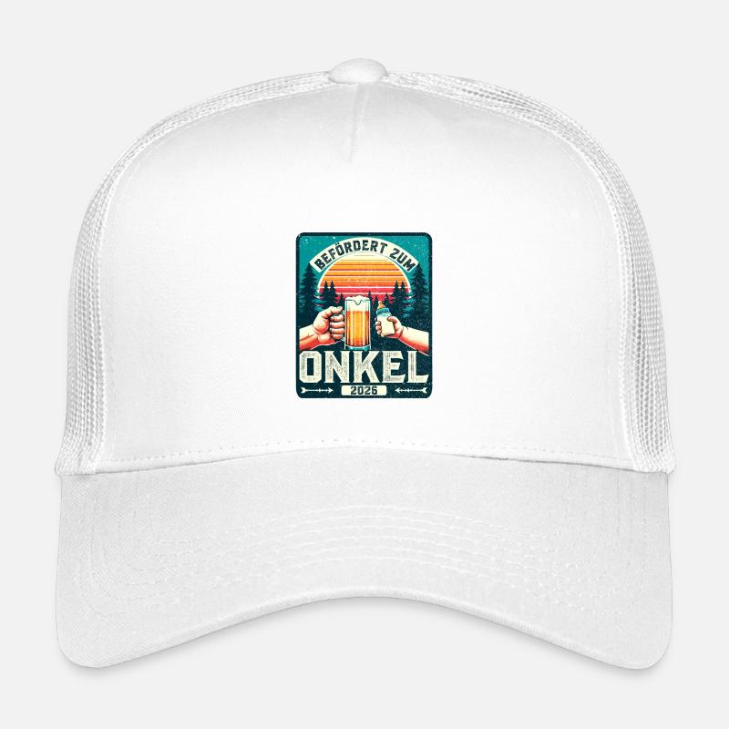 Oncle en devenir promu oncle 2026 Casquette trucker enfant