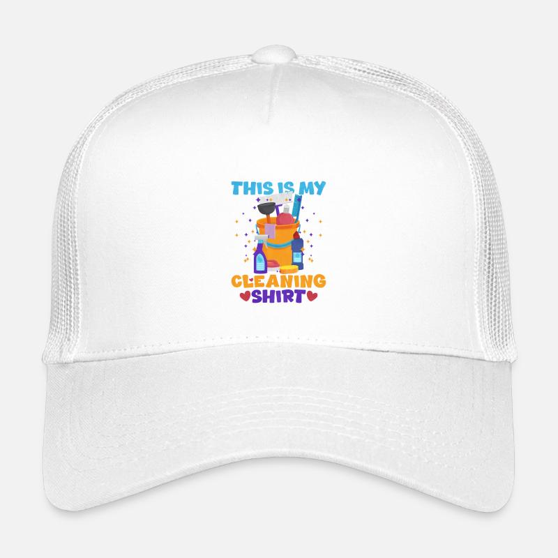 This Is My Cleaning Shirt Kids’ Trucker Cap