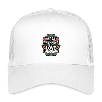 Nutritionist Meal Prepping Is My Nutritional Coach - Kinder Trucker-Cap - Weiß - Vorne