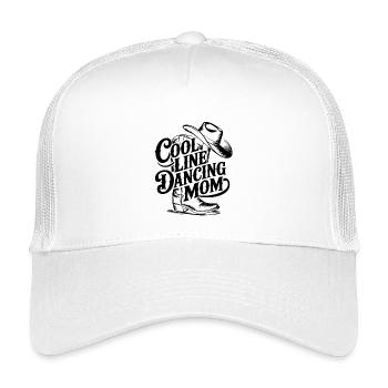 Line Dance Mama - Kinder Trucker-Cap - Weiß - Vorne