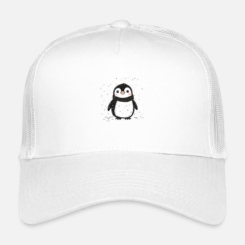 Frohe Pinguine, Süßer Weihnachtspinguin Kinder Trucker-Cap
