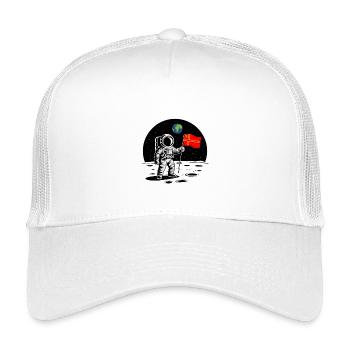 Norman Astronaut Normandy Pride Weltraumhumor - Kinder Trucker-Cap - Weiß - Vorne