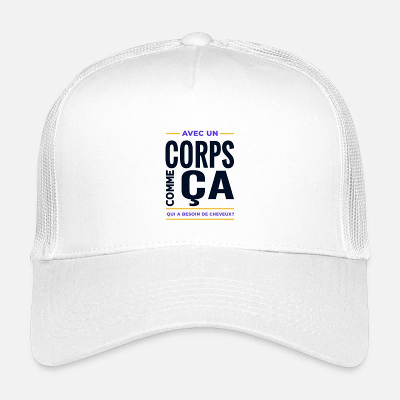 Mit so einem Körper Humor Glatze Kinder Trucker-Cap