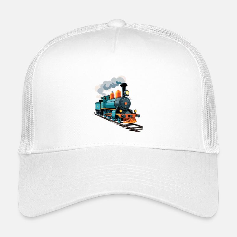 Dampflok Farbexplosion Kinder Trucker-Cap