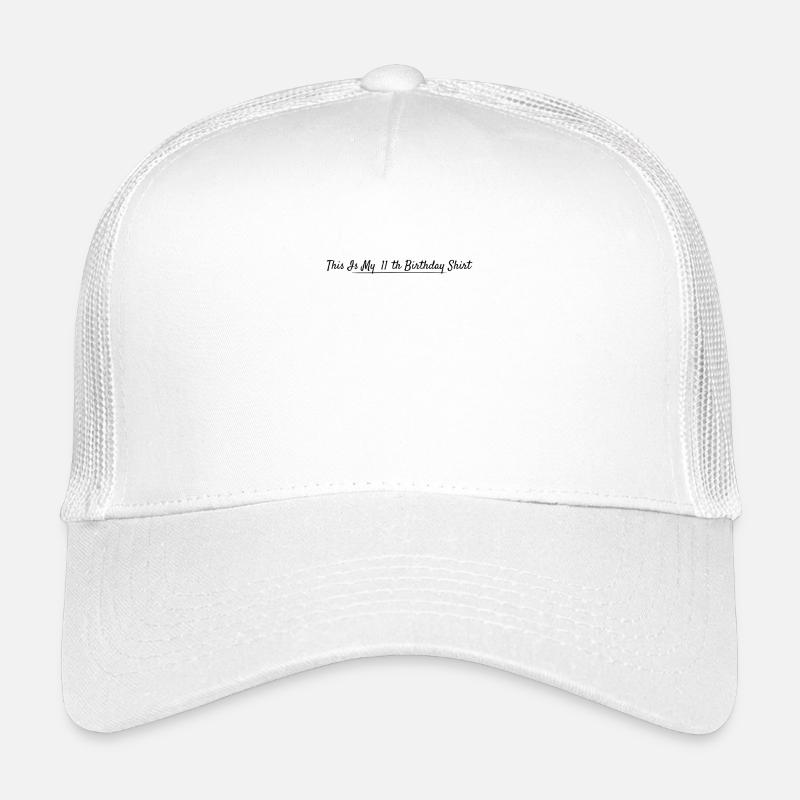 11e Anniversaire 11 ans Anniversaire Casquette trucker enfant