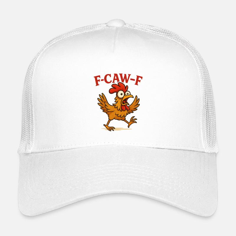 F-Caw-F Chicken - Kinder Trucker-Cap - Weiß