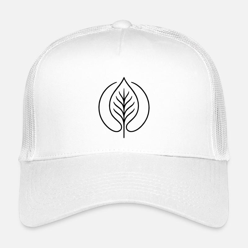 Abstract Organic Shape – Minimalist Line Art Kids’ Trucker Cap