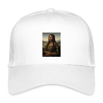 Jouconde noire – Racines africaines Fierté de mélanine - Casquette trucker enfant - blanc - Devant