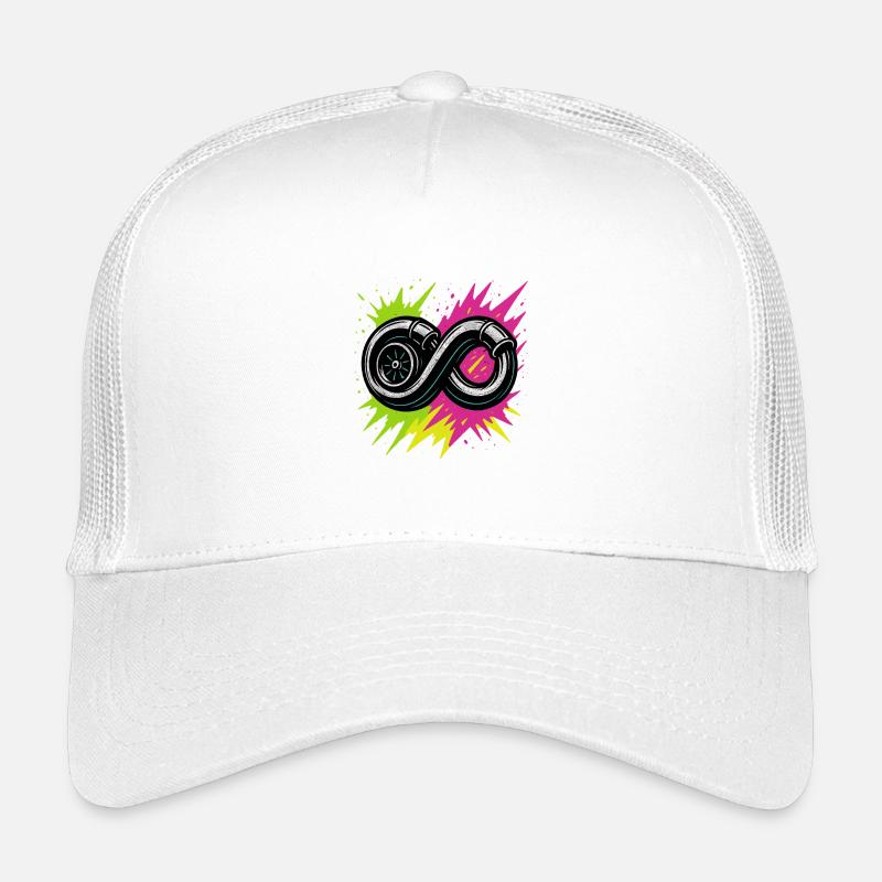 Neon Turbo Unendlich, Boost Tuning Shirt Kinder Trucker-Cap