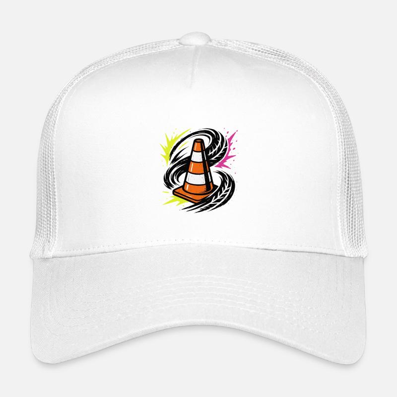 Réglage automatique de drift, Burnout des pylônes, Course Casquette trucker enfant