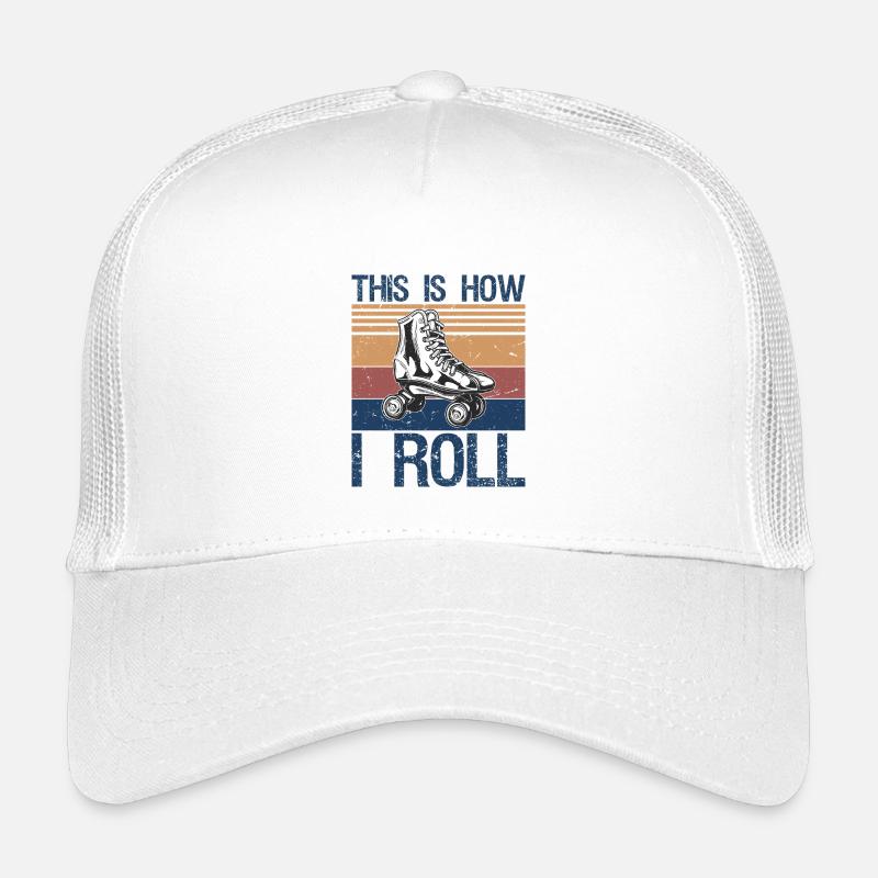 This Is How I Roll Rollerblades Skater Inline Skat Kinder Trucker-Cap