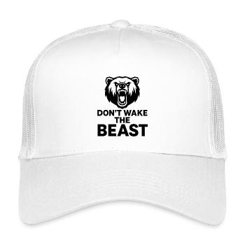 Don't Wake the Monster - Kids’ Trucker Cap - white - Front