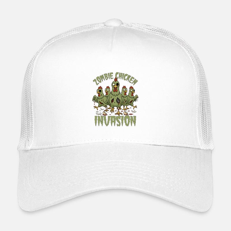 Zombie Chicken Invasion Kids’ Trucker Cap