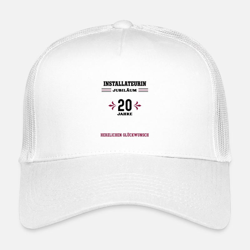 Plombier 20e anniversaire 20e anniversaire Profession Casquette trucker enfant